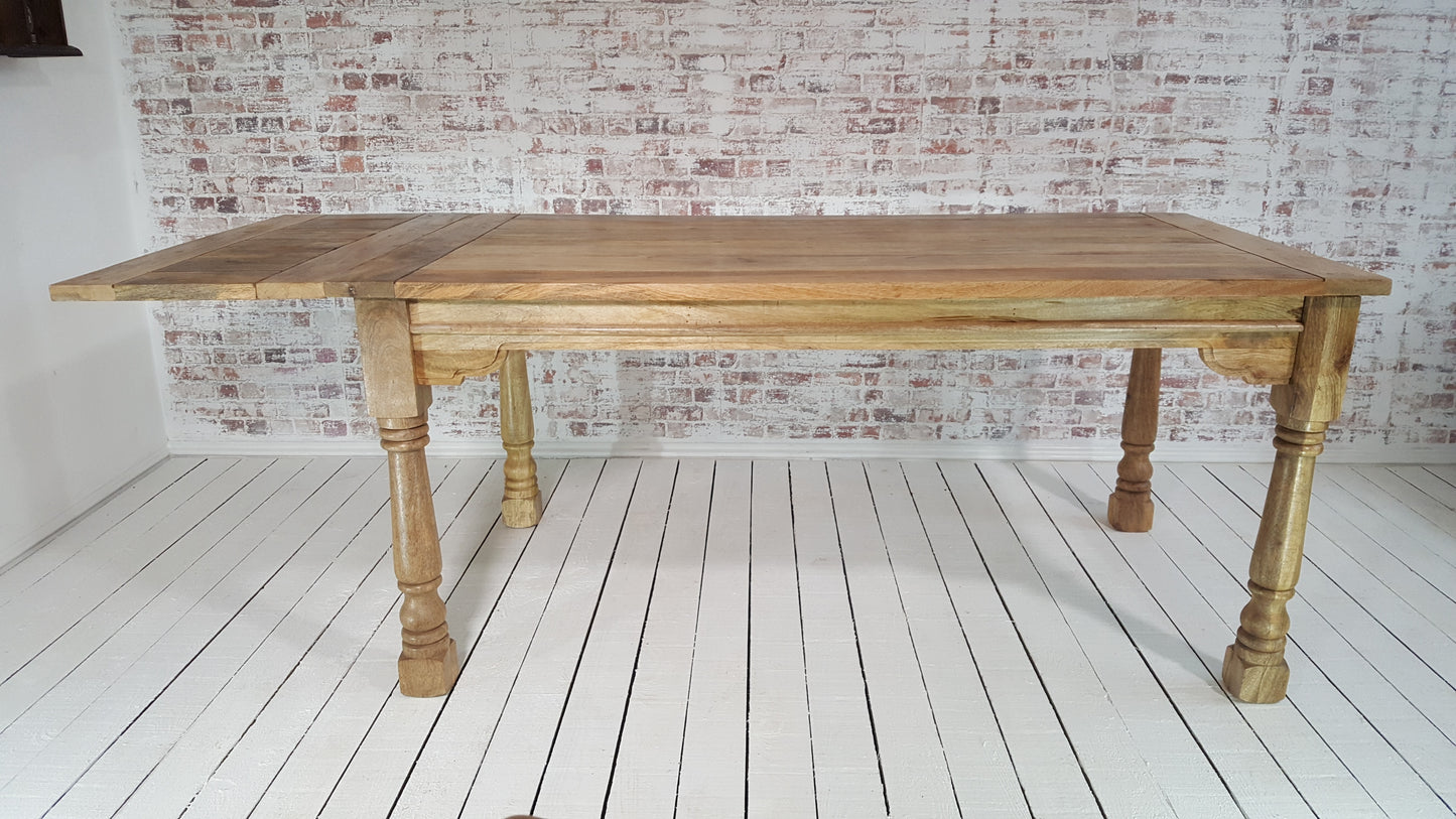 Extendable Mid-century Rustic Modern Folding Dining Table-FMK1