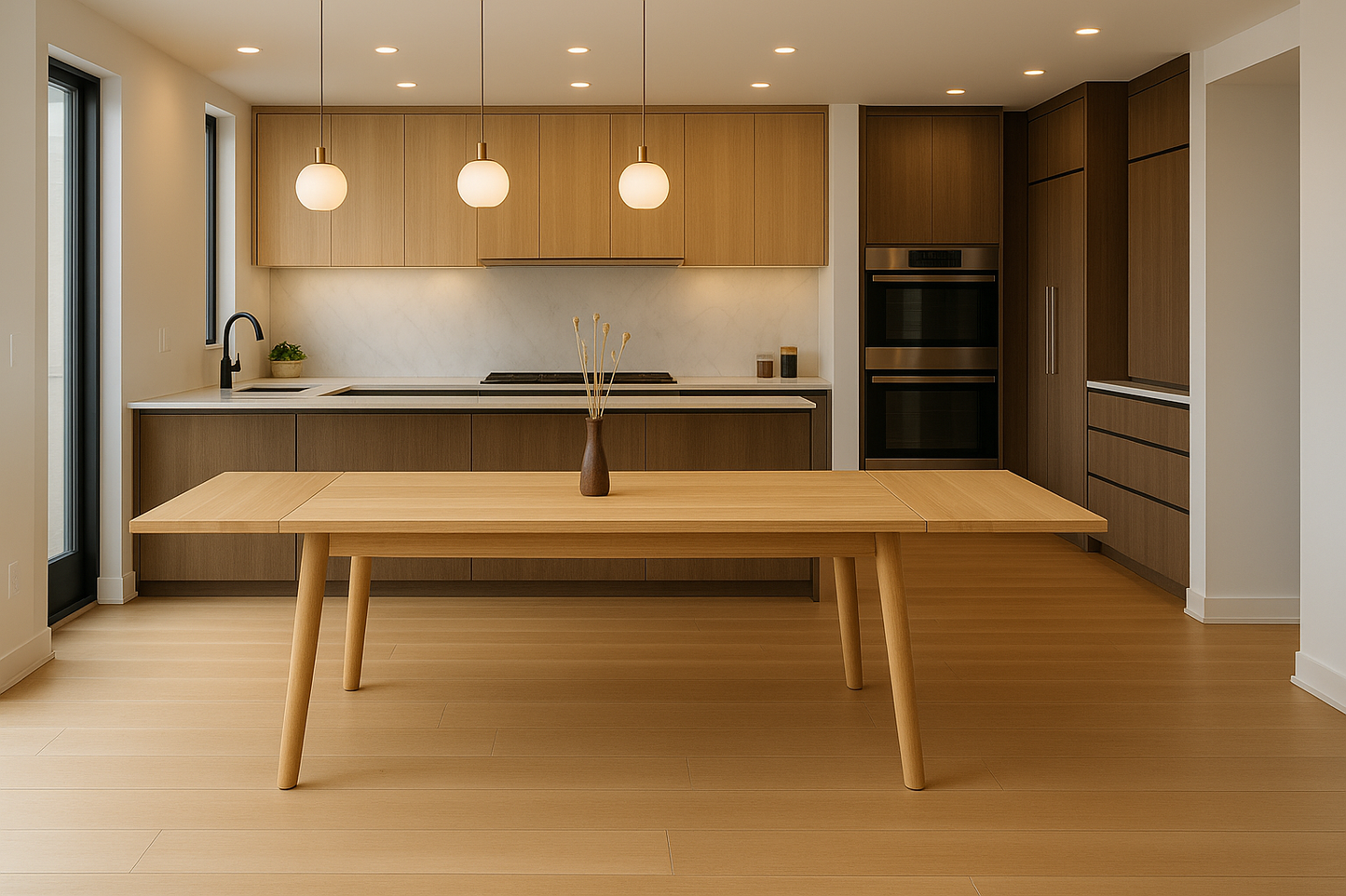 oak midc dining table