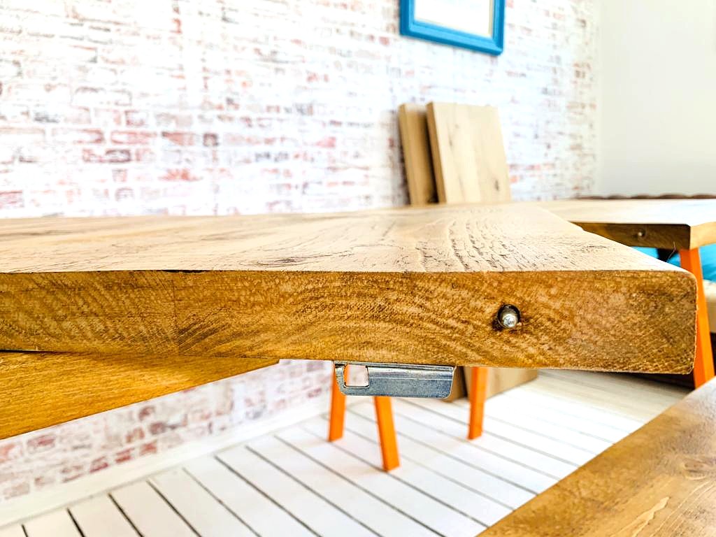 Extending Open Frame Industrial Dining Table / Bench Sets - Any RAL Colour or Steel Finish