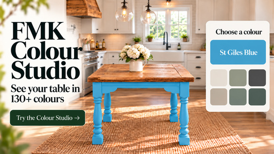 Introducing the FMK Colour Studio: Your Dining Furniture, Your Farrow & Ball Colour