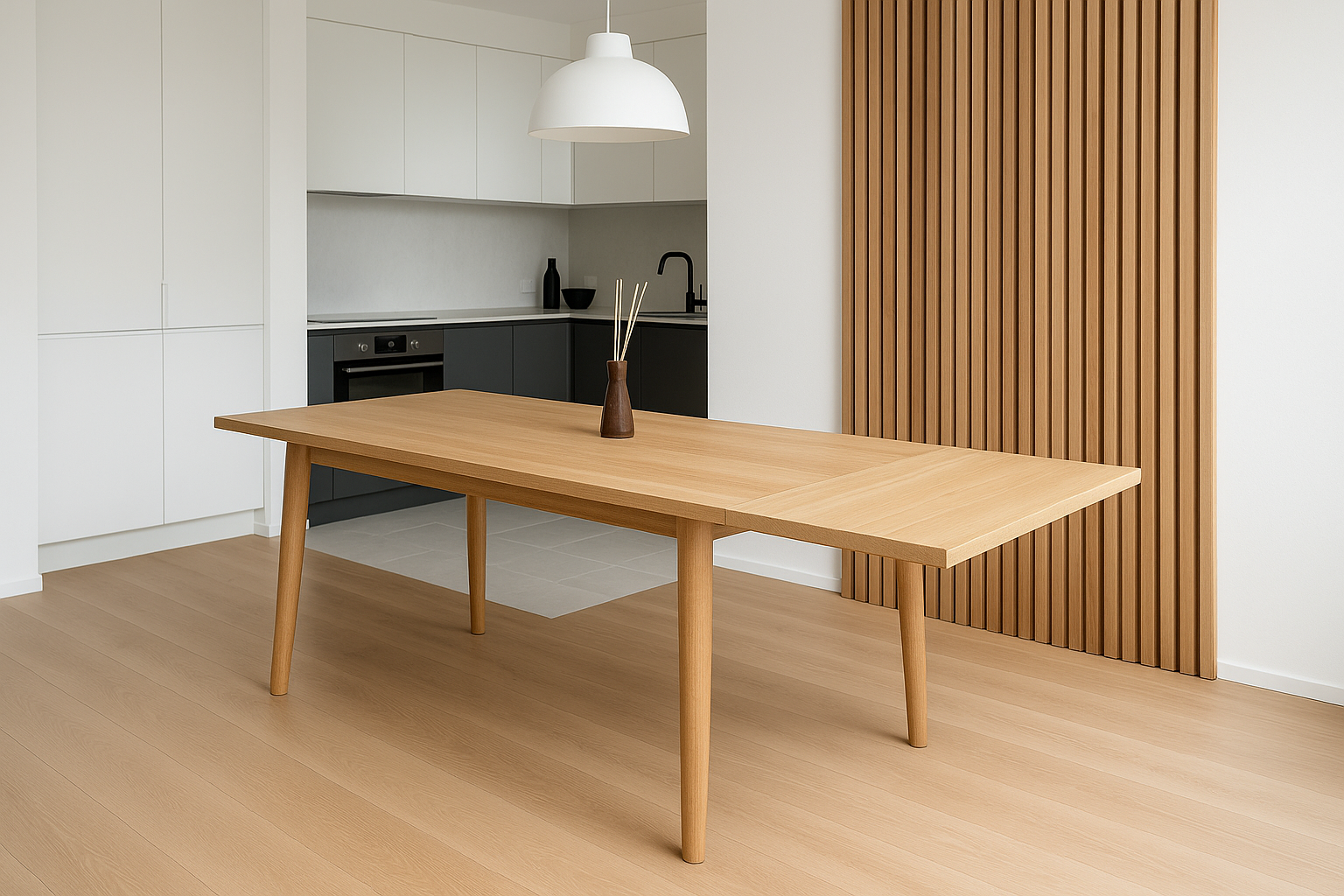wood oak dining table