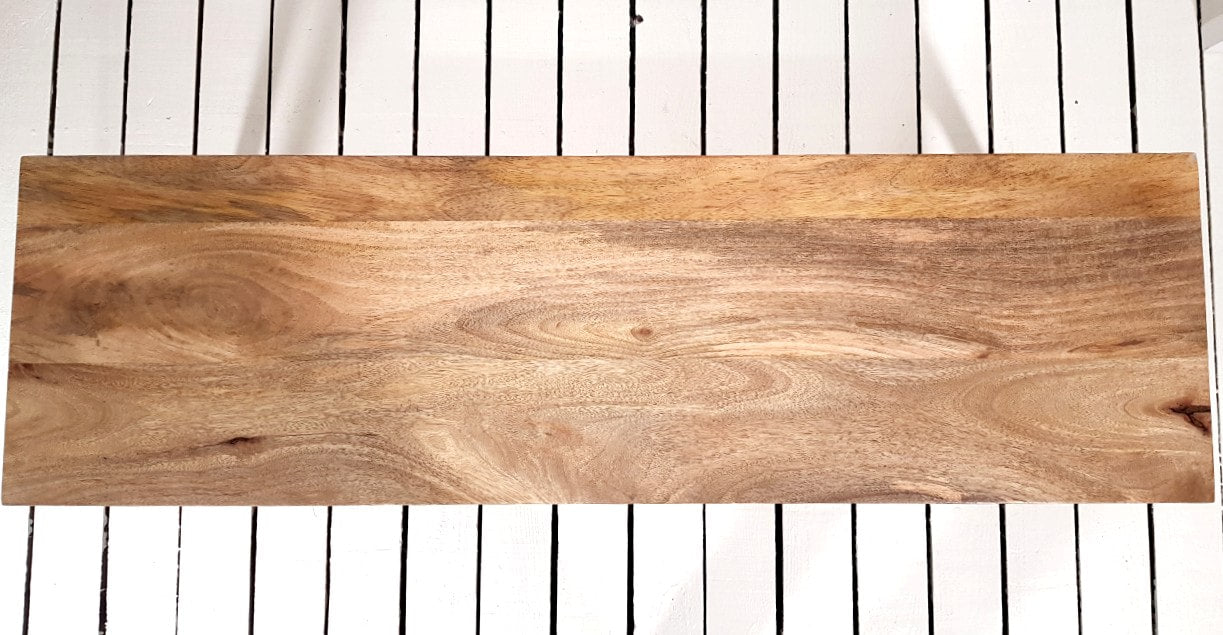 Mid-Century Modern Living Hardwood Dining Bench