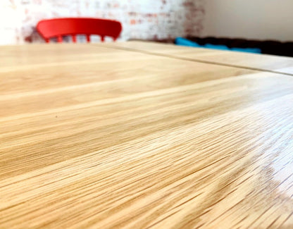 Prime Grade Extending Oak Farmhouse Dining Table - All Sizes - Any Farrow & Ball Colour