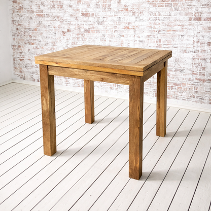 Small Extendable Dining Table Folding Drop Leaf Square Leg Rustic Farmhouse