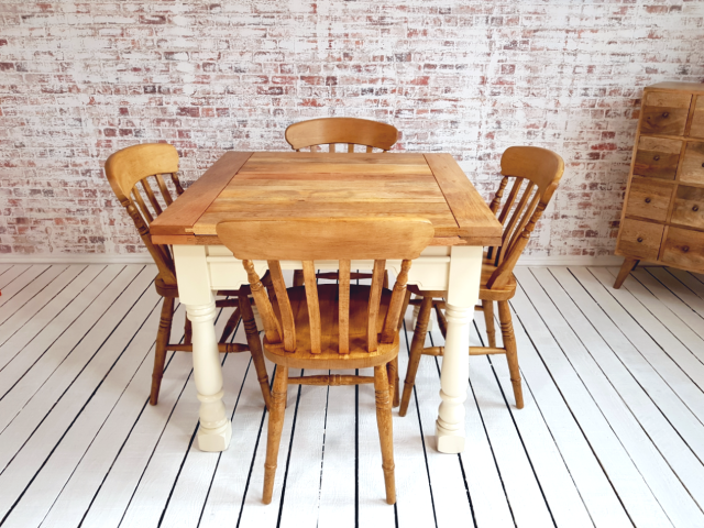Extendable Folding Dining Table And, Small Farmhouse Dining Table And Chairs